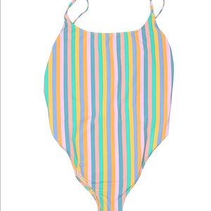 J. Crew Striped One Piece